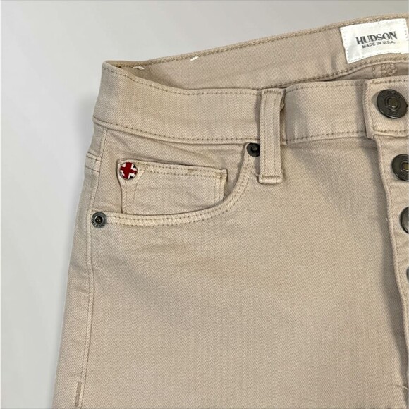 HUDSON Women's Flare Jeans Jodi High-Waist Wide Leg Bell Bottom Pants Size 27 - Picture 2 of 10